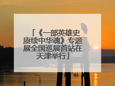 《一部英雄史 赓续中华魂》专题展全国巡展首站在天津举行