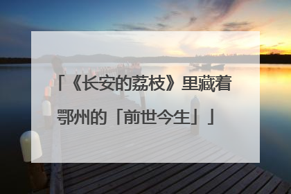 《长安的荔枝》里藏着鄂州的「前世今生」