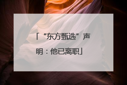 “东方甄选”声明：他已离职
