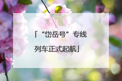 “岱岳号”专线列车正式起航