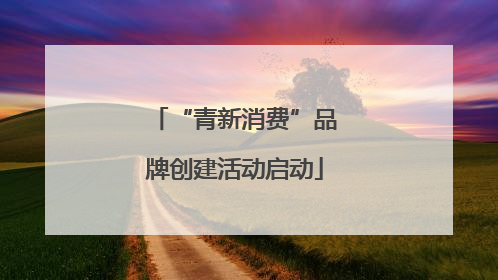 “青新消费”品牌创建活动启动