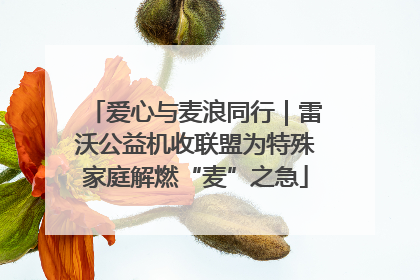 爱心与麦浪同行｜雷沃公益机收联盟为特殊家庭解燃“麦”之急