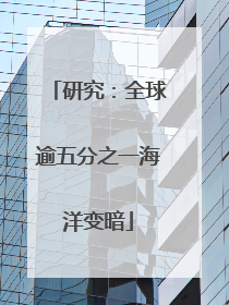研究：全球逾五分之一海洋变暗