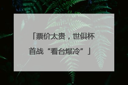 票价太贵，世俱杯首战“看台爆冷”
