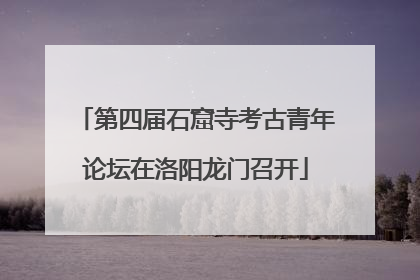 第四届石窟寺考古青年论坛在洛阳龙门召开