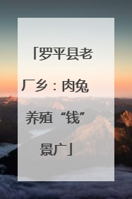 罗平县老厂乡：肉兔养殖“钱”景广