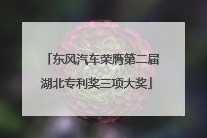 东风汽车荣膺第二届湖北专利奖三项大奖