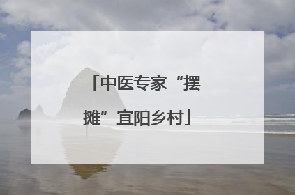 中医专家“摆摊”宜阳乡村