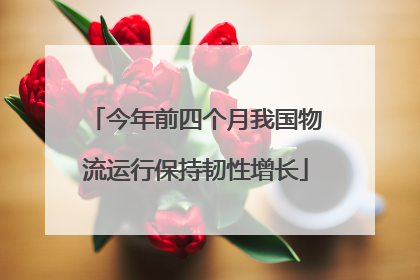 今年前四个月我国物流运行保持韧性增长
