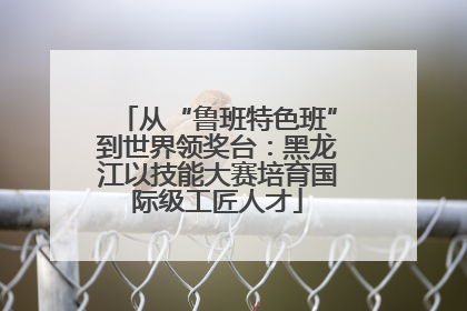 从“鲁班特色班”到世界领奖台：黑龙江以技能大赛培育国际级工匠人才