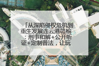 从深陷侵权危机到重生发展连云港赣榆：刑事和解+公开听证+定制普法，让玩具公司回到正轨