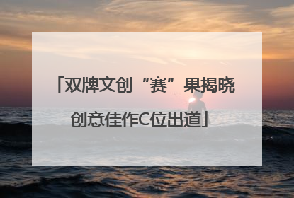 双牌文创“赛”果揭晓 创意佳作C位出道