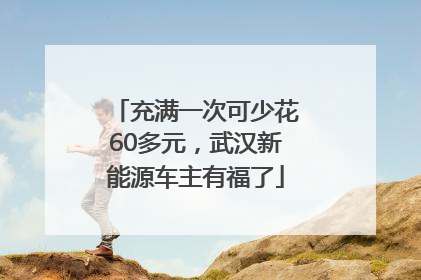 充满一次可少花60多元，武汉新能源车主有福了