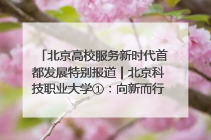 北京高校服务新时代首都发展特别报道｜北京科技职业大学①：向新而行，为首都低空经济发展提供“即战力”