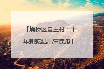 埇桥区夏王村：十年耕耘结出富民瓜