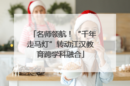 名师领航！“千年走马灯”转动江汉教育跨学科融合