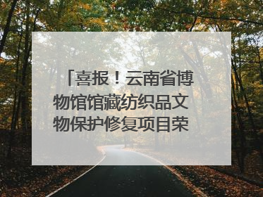 喜报！云南省博物馆馆藏纺织品文物保护修复项目荣获全国十佳