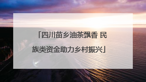 四川苗乡油茶飘香 民族类资金助力乡村振兴
