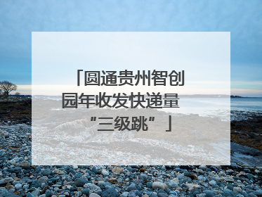 圆通贵州智创园年收发快递量“三级跳”
