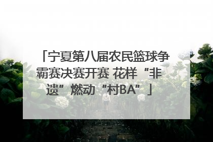 宁夏第八届农民篮球争霸赛决赛开赛 花样“非遗”燃动“村BA”