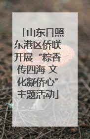 山东日照东港区侨联开展“粽香传四海 文化凝侨心”主题活动