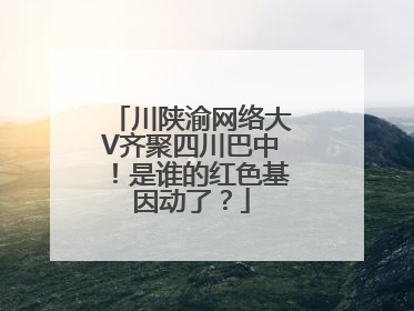 川陕渝网络大V齐聚四川巴中！是谁的红色基因动了？