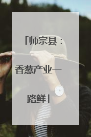 师宗县：香葱产业一路鲜