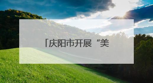 庆阳市开展“美丽中国我先行”暨“六五环境日”主题宣传活动