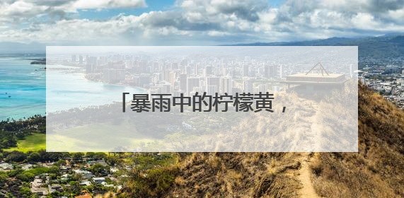 暴雨中的柠檬黄，湖北应城交警全力疏堵保畅护平安