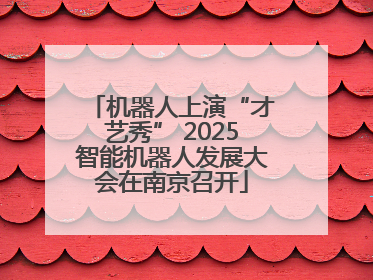 机器人上演“才艺秀” 2025智能机器人发展大会在南京召开