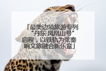 最美边境旅游专列“丹东·凤凰山号”启程，以铁轨为弦奏响文旅融合新乐章