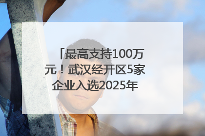 最高支持100万元！武汉经开区5家企业入选2025年度武汉市重点研发计划拟立项项目名单