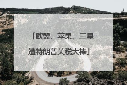 欧盟、苹果、三星遭特朗普关税大棒