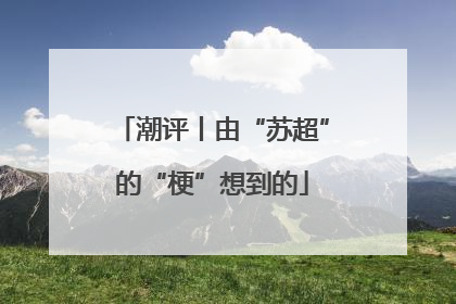 潮评丨由“苏超”的“梗”想到的