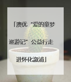 澳优“爱的童梦巡游记”公益行走进怀化溆浦