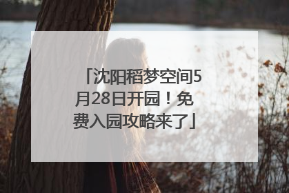 沈阳稻梦空间5月28日开园！免费入园攻略来了