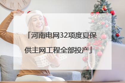 河南电网32项度夏保供主网工程全部投产