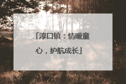 淳口镇：情暖童心，护航成长