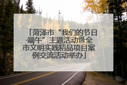 菏泽市“我们的节日·端午”主题活动暨全市文明实践精品项目案例交流活动举办