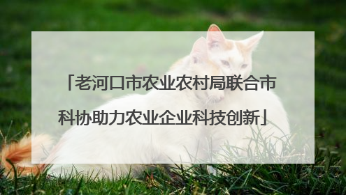 老河口市农业农村局联合市科协助力农业企业科技创新