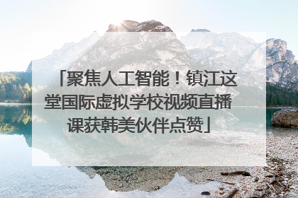 聚焦人工智能！镇江这堂国际虚拟学校视频直播课获韩美伙伴点赞