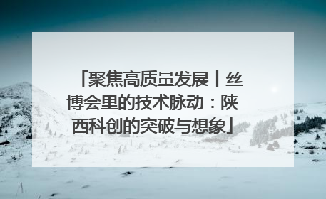 聚焦高质量发展丨丝博会里的技术脉动：陕西科创的突破与想象