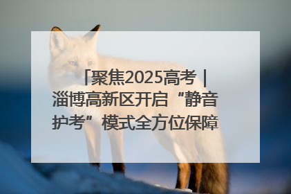 聚焦2025高考｜淄博高新区开启“静音护考”模式全方位保障高考环境整洁