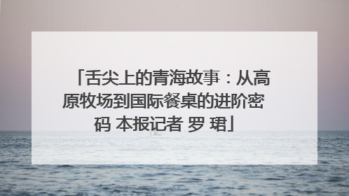 舌尖上的青海故事：从高原牧场到国际餐桌的进阶密码 本报记者 罗 珺