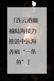 连云港赣榆陆海接力推进中远海养殖“一条鱼”