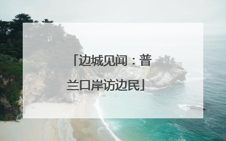 边城见闻：普兰口岸访边民