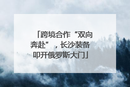 跨境合作“双向奔赴”，长沙装备叩开俄罗斯大门