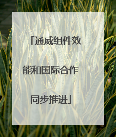 通威组件效能和国际合作同步推进