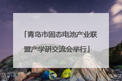 青岛市固态电池产业联盟产学研交流会举行