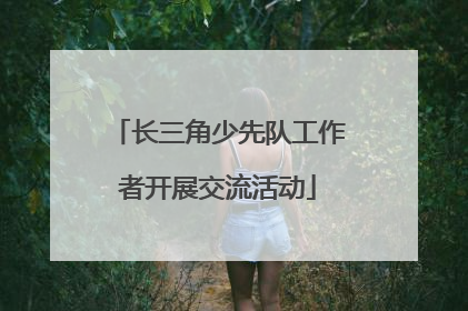 长三角少先队工作者开展交流活动